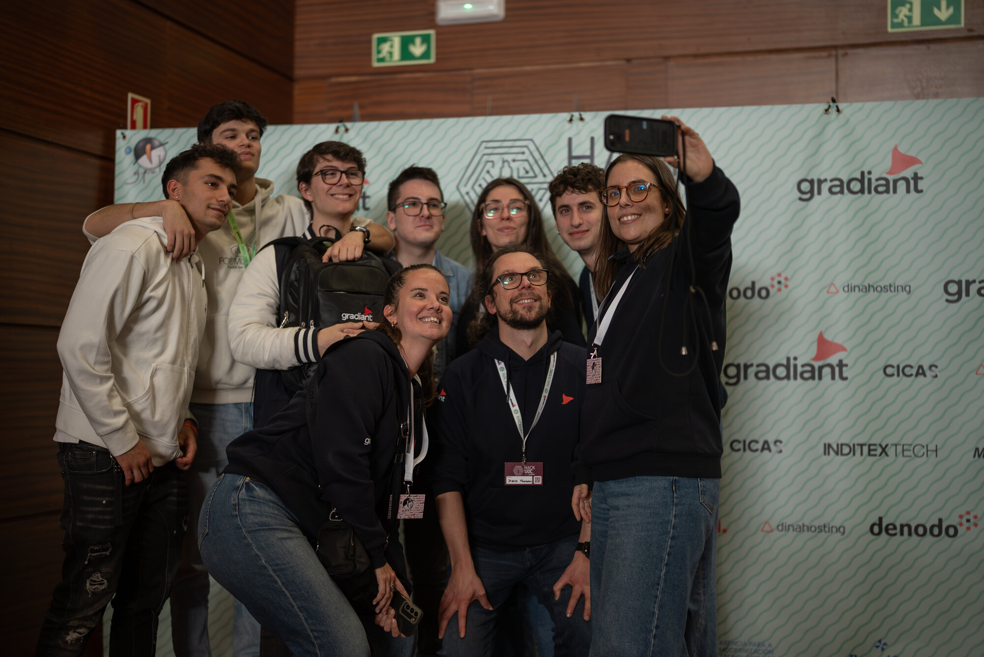 Sponsors at the award ceremony